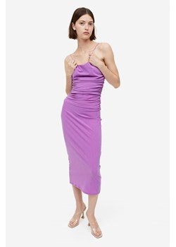 H & M - Drapowana sukienka bodycon - Fioletowy ze sklepu H&M w kategorii Sukienki - zdjęcie 169749199