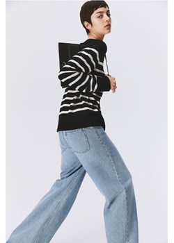 H & M - Sweter o drobnym splocie - Czarny ze sklepu H&M w kategorii Swetry damskie - zdjęcie 169749209