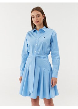 Polo Ralph Lauren Sukienka koszulowa 211910798001 Niebieski Regular Fit ze sklepu MODIVO w kategorii Sukienki - zdjęcie 169749539