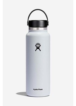 Hydro Flask butelka termiczna 40 OZ Wide Mouth Flex Cap White W40BTS110-WHITE ze sklepu ANSWEAR.com w kategorii Bidony i butelki - zdjęcie 169750056