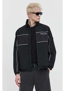 Tommy Jeans kurtka męska kolor czarny przejściowa oversize ze sklepu ANSWEAR.com w kategorii Kurtki męskie - zdjęcie 169750226
