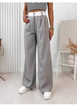 spodnie crone szare uni ze sklepu UBRA w kategorii Spodnie damskie - zdjęcie 169750795