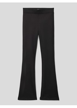 Spodnie materiałowe o kroju flared fit z elastycznym pasem ze sklepu Peek&Cloppenburg  w kategorii Spodnie dziewczęce - zdjęcie 169750997