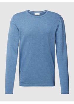 Bluzka z długim rękawem i detalem z logo ze sklepu Peek&Cloppenburg  w kategorii Swetry męskie - zdjęcie 169750998