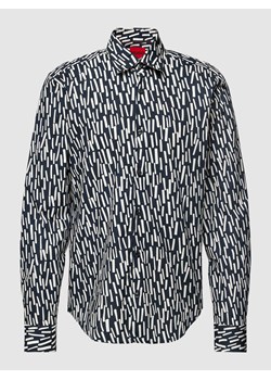 Koszula casualowa o kroju slim fit ze wzorem na całej powierzchni model ‘Ermo’ ze sklepu Peek&Cloppenburg  w kategorii Koszule męskie - zdjęcie 169751006