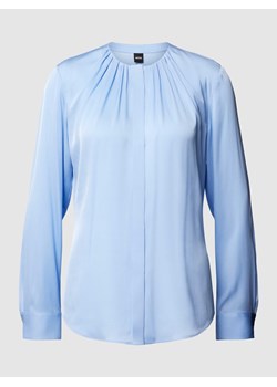 Bluzka z jedwabiu z plisami model ‘Banorah’ ze sklepu Peek&Cloppenburg  w kategorii Bluzki damskie - zdjęcie 169751028