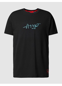 T-shirt z nadrukiem z logo model ‘Handwritten’ ze sklepu Peek&Cloppenburg  w kategorii T-shirty męskie - zdjęcie 169751156