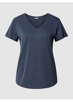 T-shirt z dekoltem w serek model ‘Luvanna’ ze sklepu Peek&Cloppenburg  w kategorii Bluzki damskie - zdjęcie 169751378