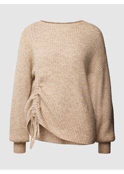 Sweter z bocznym marszczeniem model ‘IBRA’ ze sklepu Peek&Cloppenburg  w kategorii Swetry damskie - zdjęcie 169751429