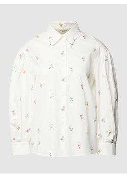 Bluzka z kwiatowymi haftami model ‘VILLAR’ ze sklepu Peek&Cloppenburg  w kategorii Bluzki damskie - zdjęcie 169751519