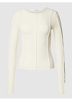 Bluzka z długim rękawem ze szwami inside out model ‘Halima’ ze sklepu Peek&Cloppenburg  w kategorii Bluzki damskie - zdjęcie 169751626