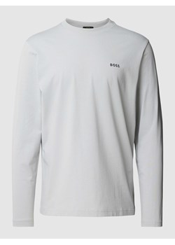 Bluzka z długim rękawem i nadrukiem z logo ze sklepu Peek&Cloppenburg  w kategorii T-shirty męskie - zdjęcie 169751699