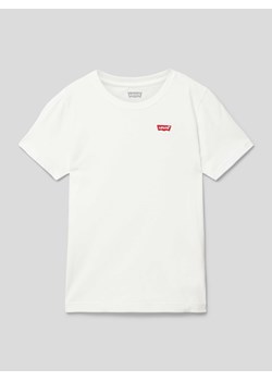T-shirt z detalem z logo ze sklepu Peek&Cloppenburg  w kategorii T-shirty chłopięce - zdjęcie 169751759