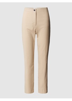 Spodnie o kroju slim fit z kantem ze sklepu Peek&Cloppenburg  w kategorii Spodnie damskie - zdjęcie 169751786