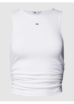 Top o kroju slim fit z bocznymi marszczeniami model ‘GATHERING’ ze sklepu Peek&Cloppenburg  w kategorii Bluzki damskie - zdjęcie 169751808