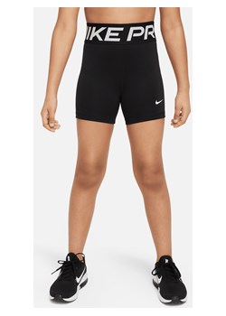 Spodenki dla dziewcząt Dri-FIT Nike Pro - Czerń ze sklepu Nike poland w kategorii Spodenki dziewczęce - zdjęcie 169754437