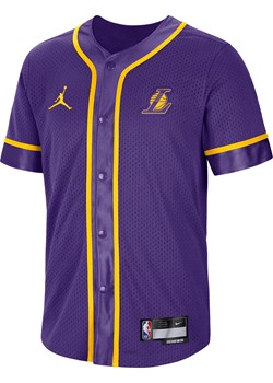 Męska koszulka z krótkim rękawem Jordan Dri-FIT NBA Los Angeles Lakers Statement Edition - Fiolet ze sklepu Nike poland w kategorii T-shirty męskie - zdjęcie 169754458