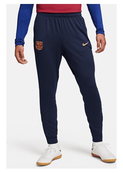 Męskie spodnie piłkarskie Nike Dri-FIT FC Barcelona Strike - Niebieski ze sklepu Nike poland w kategorii Spodnie męskie - zdjęcie 169754698