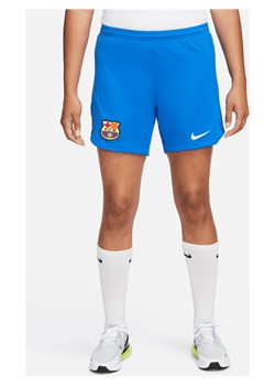 Damskie spodenki piłkarskie Nike Dri-FIT FC Barcelona Stadium 2023/24 (wersja wyjazdowa) - Niebieski ze sklepu Nike poland w kategorii Szorty - zdjęcie 169754718