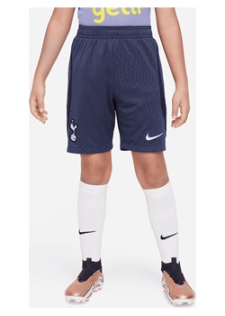 Dzianinowe spodenki piłkarskie dla dużych dzieci Tottenham Hotspur Strike Nike Dri-FIT - Niebieski ze sklepu Nike poland w kategorii Spodenki chłopięce - zdjęcie 169754748