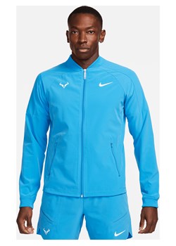 Męska kurtka do tenisa Nike Dri-FIT Rafa - Niebieski ze sklepu Nike poland w kategorii Kurtki męskie - zdjęcie 169754987