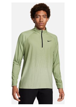 Męska koszulka do golfa z zamkiem 1/2 Dri-FIT ADV Nike Tour - Zieleń ze sklepu Nike poland w kategorii T-shirty męskie - zdjęcie 169755045