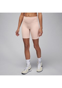 Damskie kolarki z wysokim stanem 18 cm Jordan Sport - Brązowy ze sklepu Nike poland w kategorii Szorty - zdjęcie 169755069