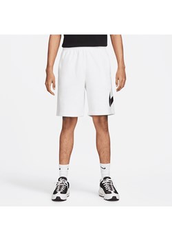Spodenki męskie z nadrukiem Nike Sportswear Club - Biel ze sklepu Nike poland w kategorii Spodenki męskie - zdjęcie 169755137