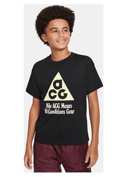 T-shirt dla dużych dzieci Nike ACG - Czerń ze sklepu Nike poland w kategorii T-shirty chłopięce - zdjęcie 169755209