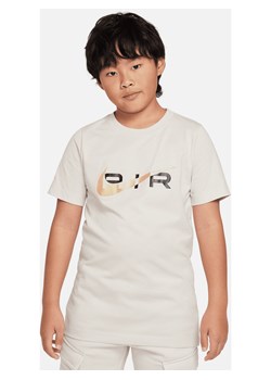 T-shirt dla dużych dzieci (chłopców) Nike Air - Brązowy ze sklepu Nike poland w kategorii T-shirty chłopięce - zdjęcie 169755217