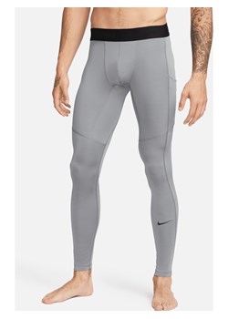 Męskie legginsy do fitnessu Dri-FIT Nike Pro - Szary ze sklepu Nike poland w kategorii Spodnie męskie - zdjęcie 169755329