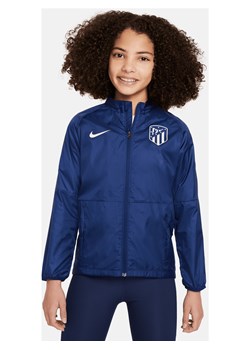 Kurtka piłkarska dla dużych dzieci Nike Atlético Madryt Repel Academy AWF - Niebieski ze sklepu Nike poland w kategorii Kurtki chłopięce - zdjęcie 169755335