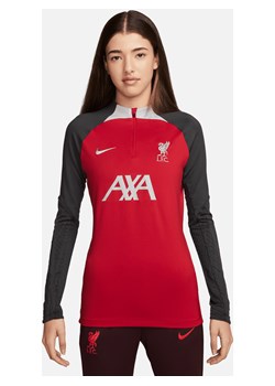 Damska treningowa koszulka piłkarska Nike Dri-FIT Liverpool F.C. Strike - Czerwony ze sklepu Nike poland w kategorii Bluzki damskie - zdjęcie 169755379