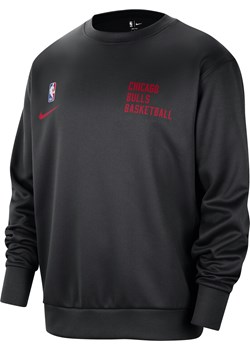Męska bluza dresowa z półokrągłym dekoltem Nike Dri-FIT NBA Chicago Bulls Spotlight - Czerń ze sklepu Nike poland w kategorii Bluzy męskie - zdjęcie 169755398