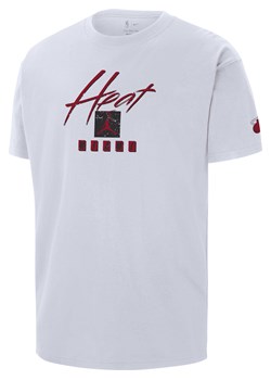 T-shirt męski Jordan NBA Max90 Miami Heat Courtside Statement Edition - Biel ze sklepu Nike poland w kategorii T-shirty męskie - zdjęcie 169755415
