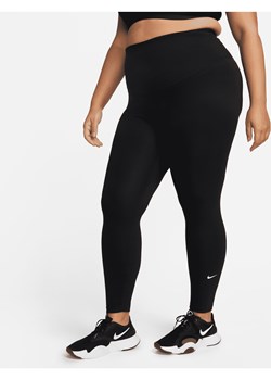 Damskie legginsy z wysokim stanem Nike One (duże rozmiary) - Czerń ze sklepu Nike poland w kategorii Spodnie damskie - zdjęcie 169755505