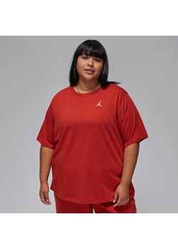 T-shirt damski o fasonie typu girlfriend Jordan Essentials (duże rozmiary) - Czerwony ze sklepu Nike poland w kategorii Bluzki damskie - zdjęcie 169755618