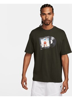Męski T-shirt do koszykówki Max90 Nike - Zieleń ze sklepu Nike poland w kategorii T-shirty męskie - zdjęcie 169755718