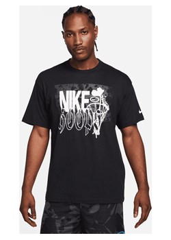 Męski T-shirt do koszykówki Max90 Nike - Czerń ze sklepu Nike poland w kategorii T-shirty męskie - zdjęcie 169755786