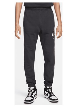 Męskie spodnie z dzianiny w stylu retro Nike Sportswear - Czerń ze sklepu Nike poland w kategorii Spodnie męskie - zdjęcie 169755986