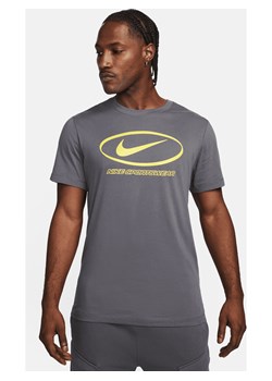 Męski T-shirt z nadrukiem Nike Sportswear - Szary ze sklepu Nike poland w kategorii T-shirty męskie - zdjęcie 169756058