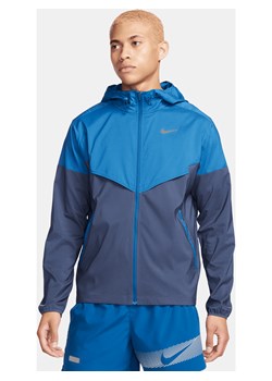 Męska kurtka do biegania Repel Nike Windrunner - Niebieski ze sklepu Nike poland w kategorii Kurtki męskie - zdjęcie 169756067