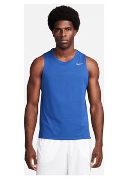 Męska koszulka bez rękawów do biegania Dri-FIT Nike Miler - Niebieski ze sklepu Nike poland w kategorii T-shirty męskie - zdjęcie 169756087