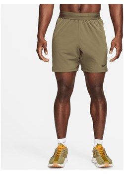 Męskie spodenki do fitnessu bez podszewki 18 cm Dri-FIT Nike Flex Rep 4.0 - Zieleń ze sklepu Nike poland w kategorii Spodenki męskie - zdjęcie 169756126