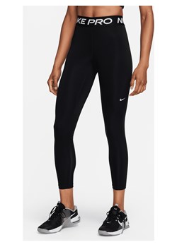 Damskie legginsy 7/8 ze średnim stanem Nike Pro 365 - Czerń ze sklepu Nike poland w kategorii Spodnie damskie - zdjęcie 169756145