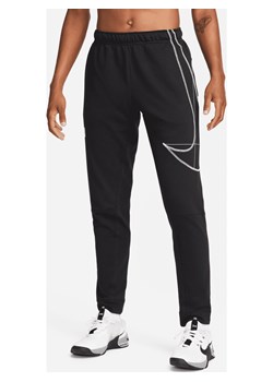 Męskie spodnie do biegania o zwężanym kroju z dzianiny Nike Dri-FIT - Czerń ze sklepu Nike poland w kategorii Spodnie męskie - zdjęcie 169756186