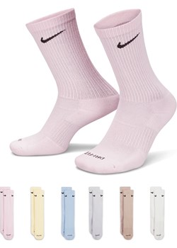 Klasyczne skarpety treningowe Nike Everyday Plus Cushioned (6 par) - Wielokolorowe ze sklepu Nike poland w kategorii Skarpetki męskie - zdjęcie 169756276