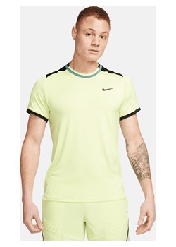 Męska koszulka do tenisa Dri-FIT NikeCourt Advantage - Żółty ze sklepu Nike poland w kategorii T-shirty męskie - zdjęcie 169756356