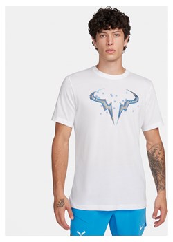 Męski T-shirt NikeCourt Dri-FIT Rafa - Biel ze sklepu Nike poland w kategorii T-shirty męskie - zdjęcie 169756357