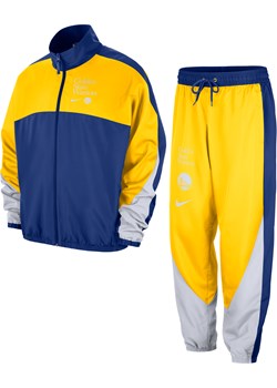 Męski dres z grafiką Nike NBA Golden State Warriors Starting 5 Courtside - Niebieski ze sklepu Nike poland w kategorii Dresy męskie - zdjęcie 169756359